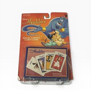 Vintage Disney Aladdin Magic Carpet Card Game 1992 Parker Brothers Complete New